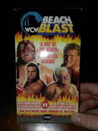 Wcw Beach Blast 1993 Vhs Rare
