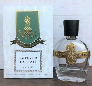 Parfums Pineapple Vintage Emperor Extrait 1.  7 Oz Size Bottle / Box 3 - 4 Ml Left