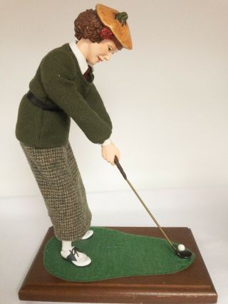 Very Rare Simpich Character Doll Female Golfer 13.  5 " 79 1998