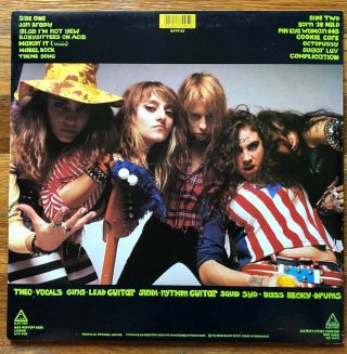 Lunachicks Babysitters RARE import vinyl LP record w/ photo scrap book 1990 2