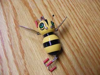 C Hines Heddon Style Crazy Crawler in Nasonex Bee Color 2 