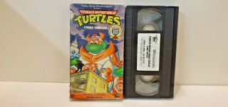 Teenage Mutant Ninja RARE Turtles Cyber Turtles 1996 VHS Ships 2