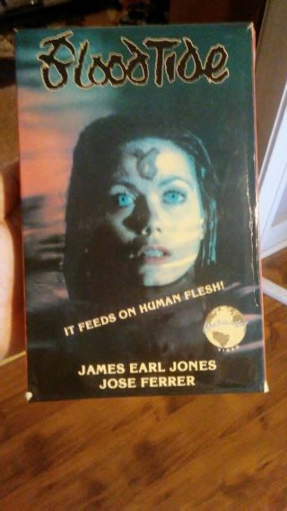 Blood Tide Big Box Vhs Rare 70s Horror Cult James Earl Jones