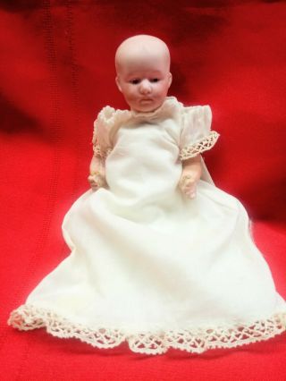 Rare Antique Gebruder Heubach Jointed Doll Bisque Head Germany