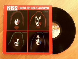 Kiss - Best Of The Solo Albums Lp 1979 German Logo Vinyl Record Rare
