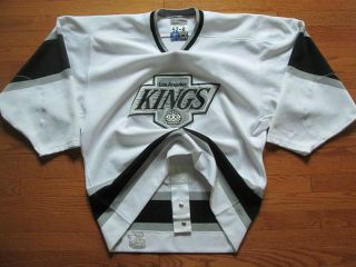 Los Angeles Kings Jersey Authentic On - Ice Size 52 Starter Vintage Rare