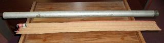 Vintage 359 South Bend 8 1/2 Foot Split Bamboo Fly Fishing Rod W/ Bag & Tube