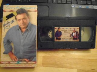 Rare Oop Mickey Gilley Vhs Music Video Live Performance Country Branson Vacation