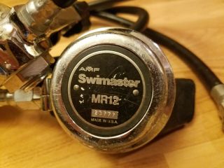 AMF Swim Master MR12 scuba regulator,  hoses,  etc. 3