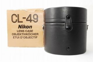 Rare [top In Box] Nikon Cl - 49 Leather Lens Case From Japan 10423