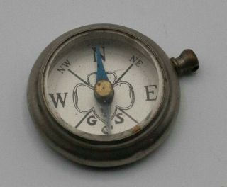Rare Vintage Girl Scout Compass Ad - 4319 Made By Us Gauge Co Ny 1 1/8 Inch