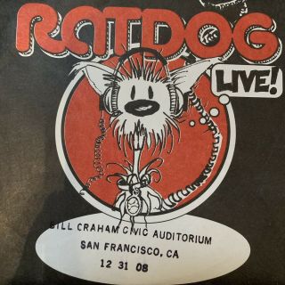 Ratdog 12/31/08 Live Cd Rare Oop Grateful Dead Nye
