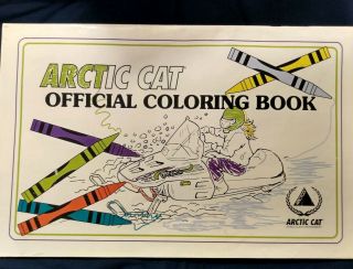 Arctic Cat Coloring Book 1995 Not Colored On/in.