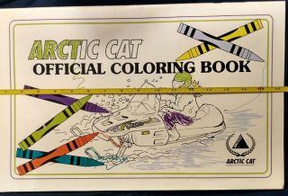 Arctic Cat Coloring Book 1995 Not colored on/in. 2