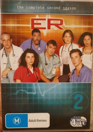 Er The Complete Second 2nd Season Series Rare Dvd Tv Show George Clooney Box Set