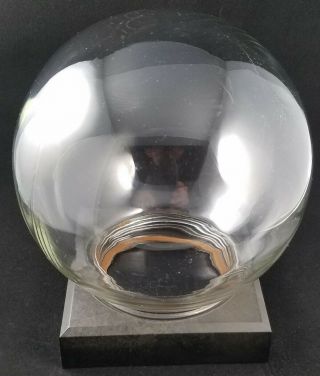 Vintage Round Glass Globe Taxidermy Specimen Display Jar