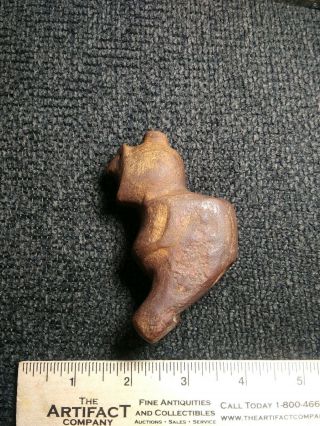 Indian Artifact G10 Rare Hopewell Adena Hardstone Human Effigy Pipe Scioto Co Oh