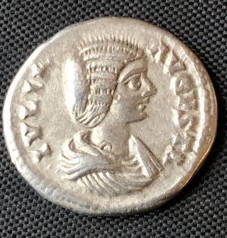Roman Silver Coin Denarius Julia Domna/isis&horus Rare Xf - Au Bonus