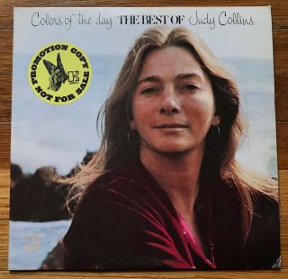 Judy Collins Best Of Rare Promo White Label Lp Vinyl Record W/ Poster