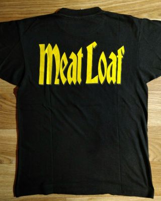 Meat Loaf Go To Hell 1993 Vintage Shirt Tee Black Rare Rock Meatloaf