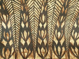 Old Polynesian Tapa Cloth Wall Hanging.  Hand Crafted.  Tapa Cloth.  Tribal Cloth