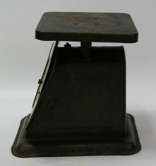 Vintage American Family Metal Kitchen Food Table Countertop Scale 25 LB 3