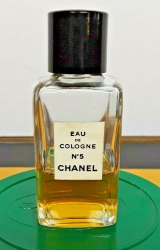 Vintage Rare 70s Chanel No 5 Eau De Cologne 2 Oz 60 Ml 35 To 40 Full