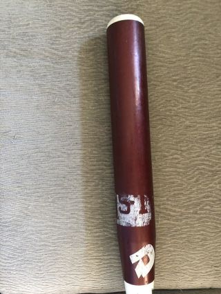 RARE Maroon/Burgundy demarini white steel softball bat 34/28 2