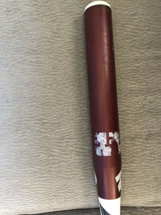 RARE Maroon/Burgundy demarini white steel softball bat 34/28 3