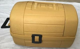 Vintage Coleman Yellow Lantern Clamshell Carry Case 3