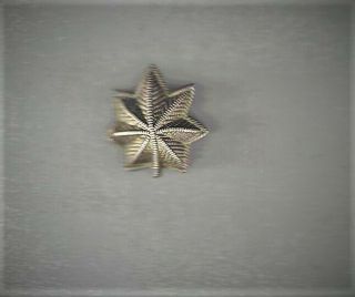 Rare Wwii Sterling By Blackinton Us Army Lt.  Colonel Officer Collar Insignia