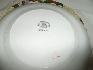 4 Antique Rare ASHWORTH BROTHERS Hanley 9 3/4 Inch Dinner Plates 8876 3