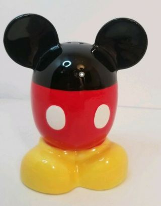 Rare Disney Mickey Mouse Ears Salt Pepper Shaker From Parks & Resorts Retired
