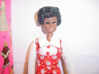 Vintage 1970 ' s MAXI MOD Black Doll by Shillman 2