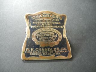 Antique Advertising Brass Chandler 