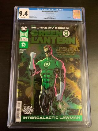 Green Lantern 1 Lcsd Foil Rare 1:500 Local Comic Shop Day Cgc 9.  4