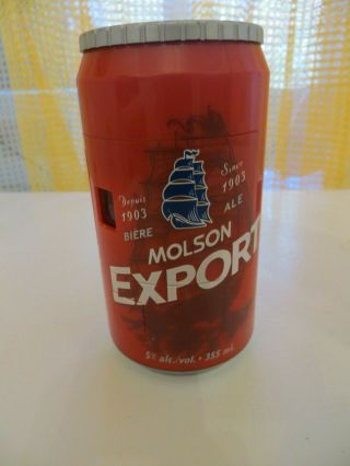 Rare Molson Export Beer 35mm Camera Collectible Can