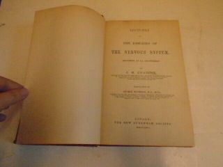1877 Antique Medical Book,  Diseases Of The Nervous System By Charcot