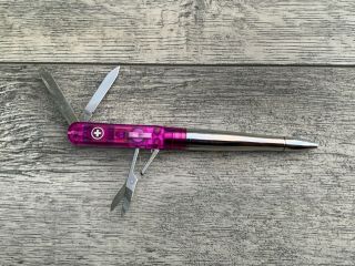 Rare Wenger Pen Multi - Tool Swiss Army Knife