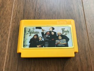 Rare Famicom Clone Famiclone Bootleg Game Cartridge Addams Family Nes Dendy 90s
