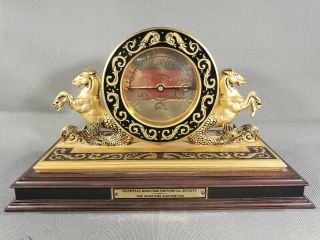 Rare Franklin National Maritime Historical Society Brass Barometer