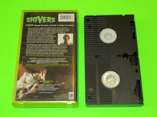 SHIVERS VHS TAPE RARE HORROR 2