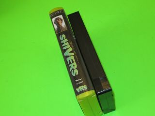 SHIVERS VHS TAPE RARE HORROR 3