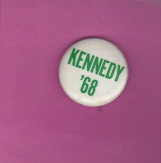 Robert Kennedy For President Pinback Button Rare 1968 Hopeful Pin