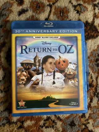 Return To Oz,  30th Anniversary Edition Blu - Ray Disney Movie Club Exclusive Rare