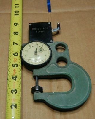 Rare Vintage Federal Product Dial Indicator Thickness Gauge Model 22p - 30 Y - 10922
