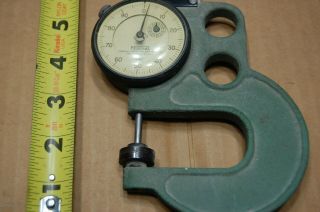 Rare Vintage Federal Product Dial Indicator Thickness Gauge Model 22P - 30 Y - 10922 3