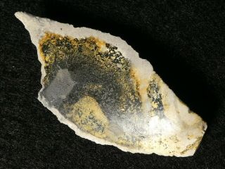 7400y.  O: Great Burin 68mms Danish Stone Age Mesolithic Flint Silex Ertebolle C