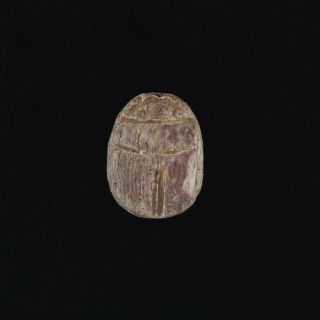 Carved Stone Scarab Ancient Egyptian Artifact Bead Engraved Relic Jewelry Making