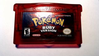 Pokémon Ruby Version Authentic,  Battery,  386 Shiny Pokemon,  Rare Events
